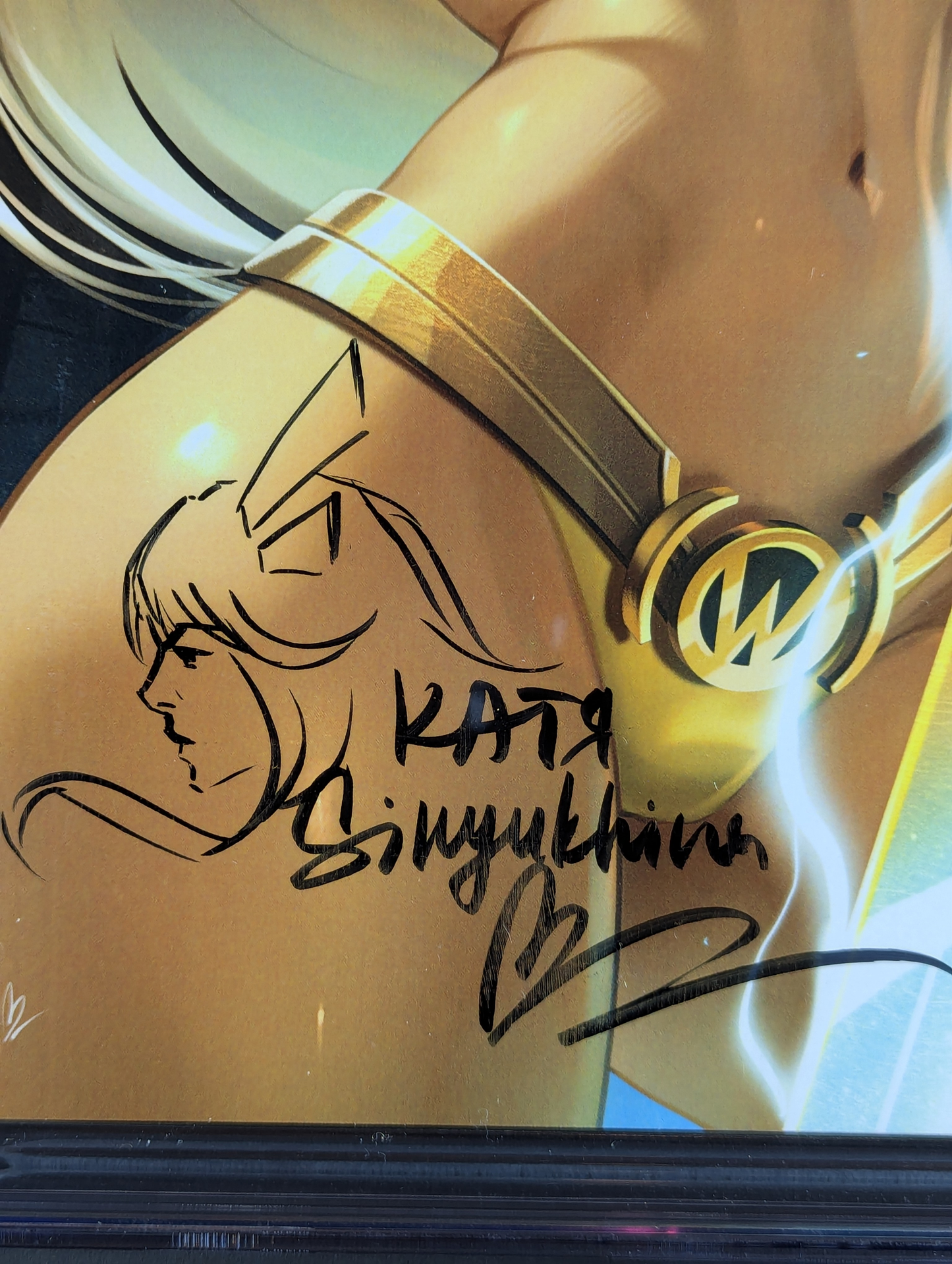 CGC 9.8 JSA | Waifu Chronicles "Huntress Makima" Cvr E Signed Katya Sinyukhina