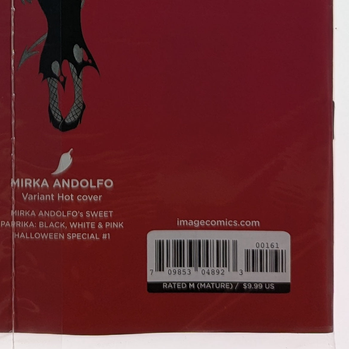 Mirka Andolfos Sweet Paprika Black White and Pink Halloween Special #1 Cover F