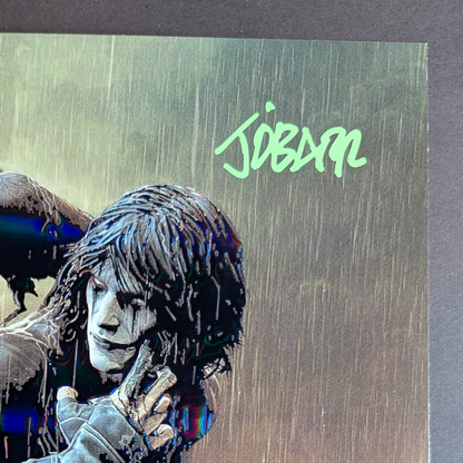 The Crow | Megacon Legendary Barends Embossed Foil Signed O'Barr COA NM+ LTD 50