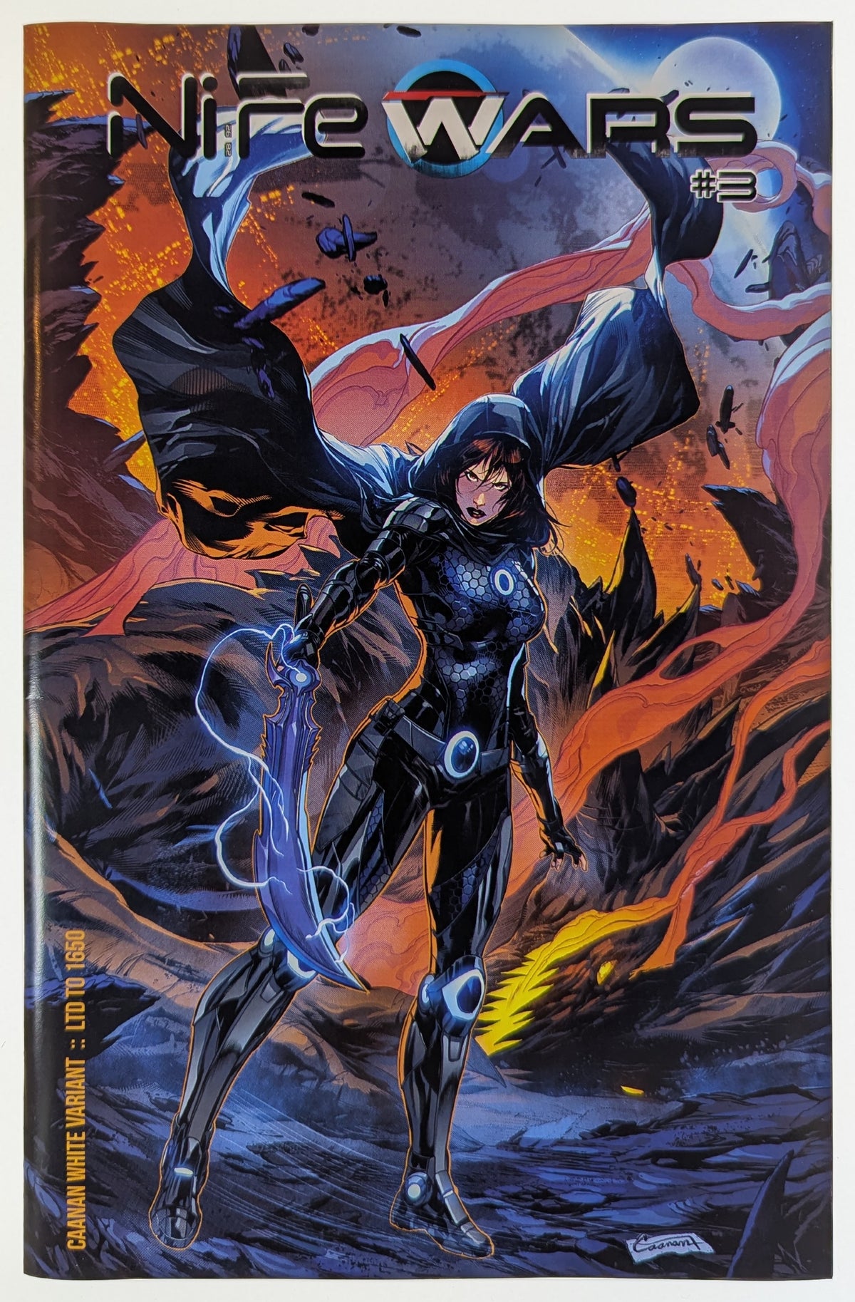 Nife Wars #3 Caanan White Variant, LTD 1,650