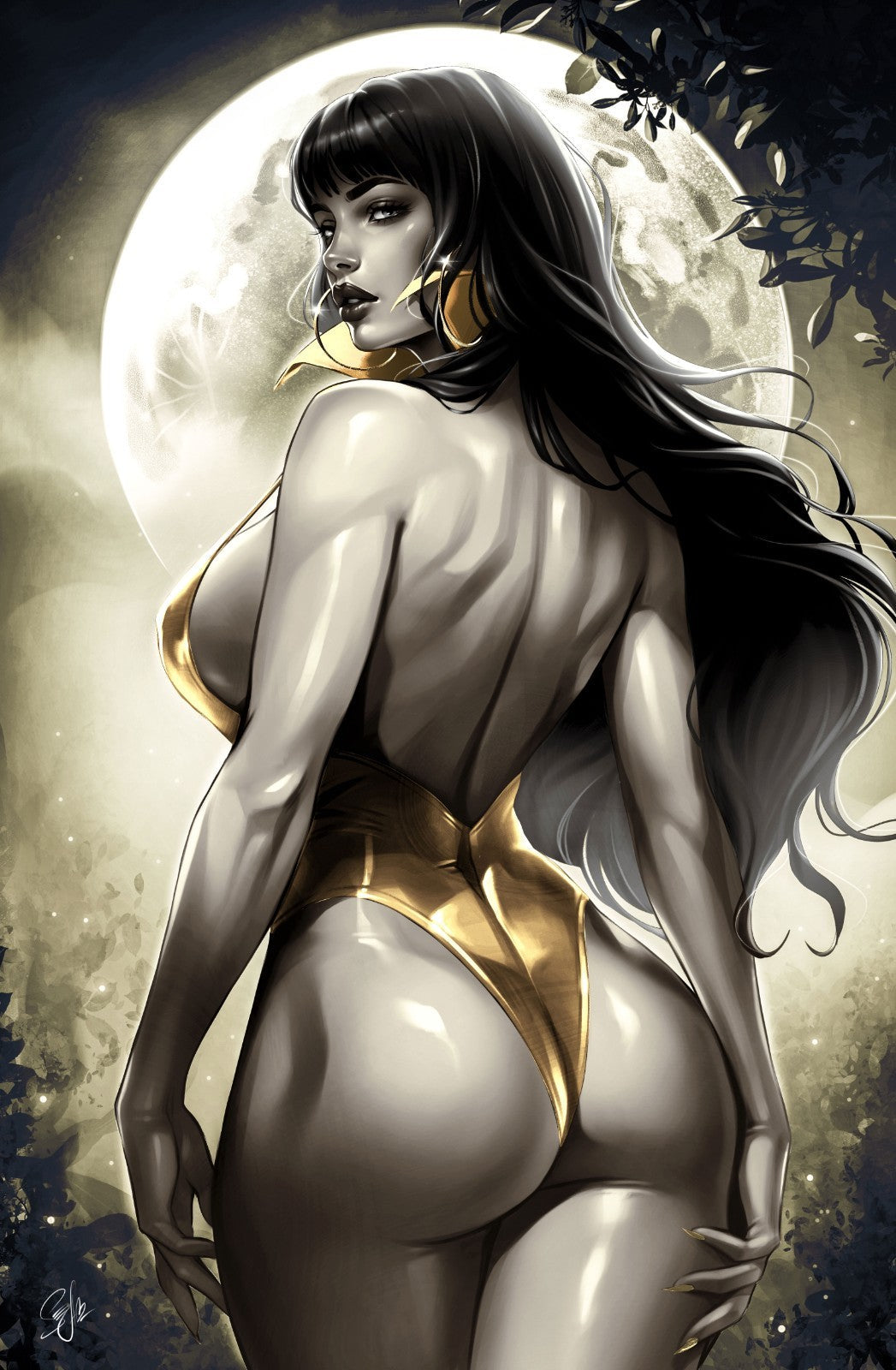 VAMPIRELLA #1 - KATYA SINYUKHINA COVER B VIRGIN VARIANT LTD 200