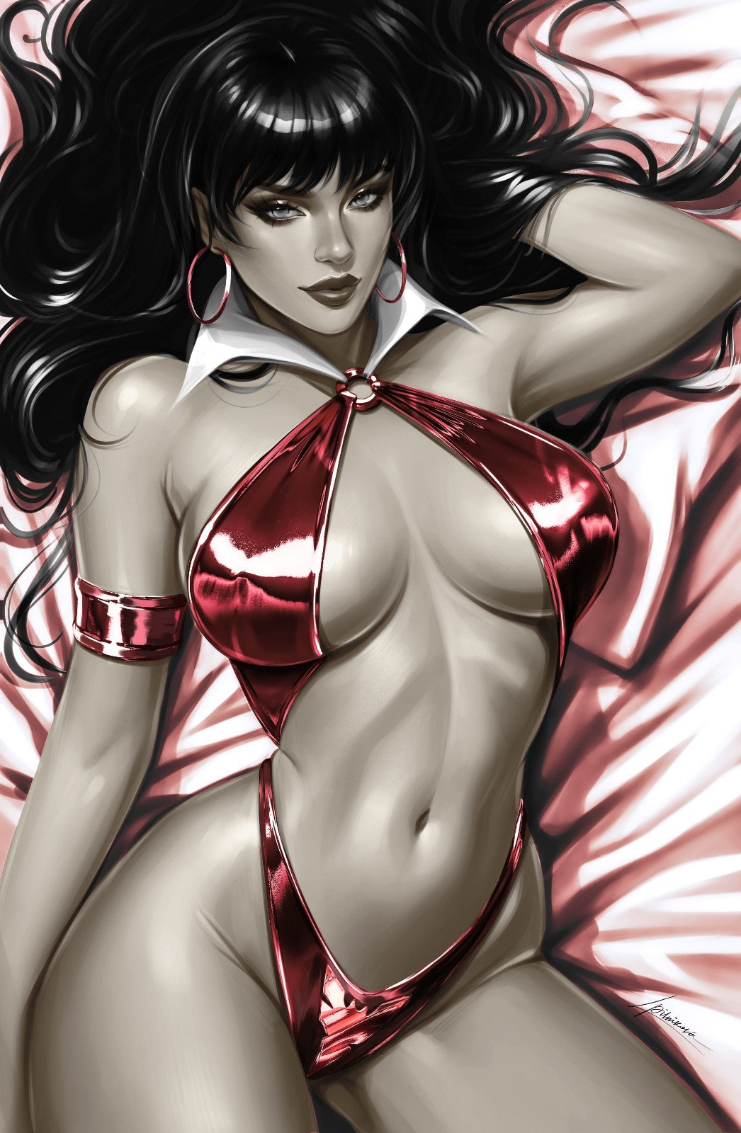 VAMPIRELLA ARMAGEDDON #6 - PILNIKOVA ART COVER C VIRGIN VARIANT LTD 50