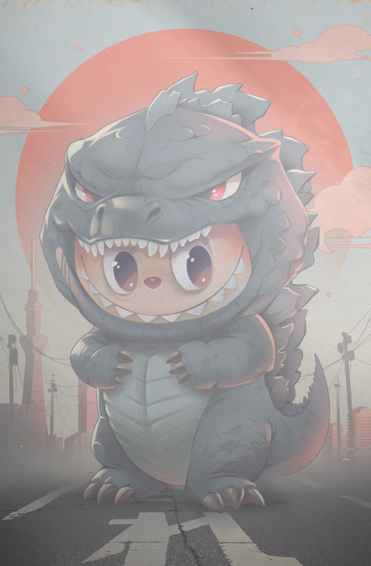 FAME: KASING LUNG CREATOR OF THE LABUBU - KATYA SINYUKHINA COLOSSAL MONSTER FOIL KNIGHT OF COMICS EXCLUSIVE