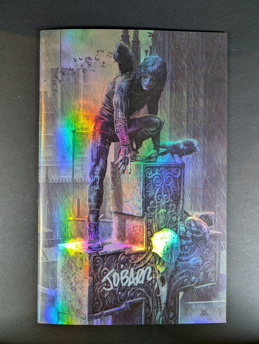 The Crow Virgin Foil Edition Signed O'Barr with COA NYCC LTD 75 NM