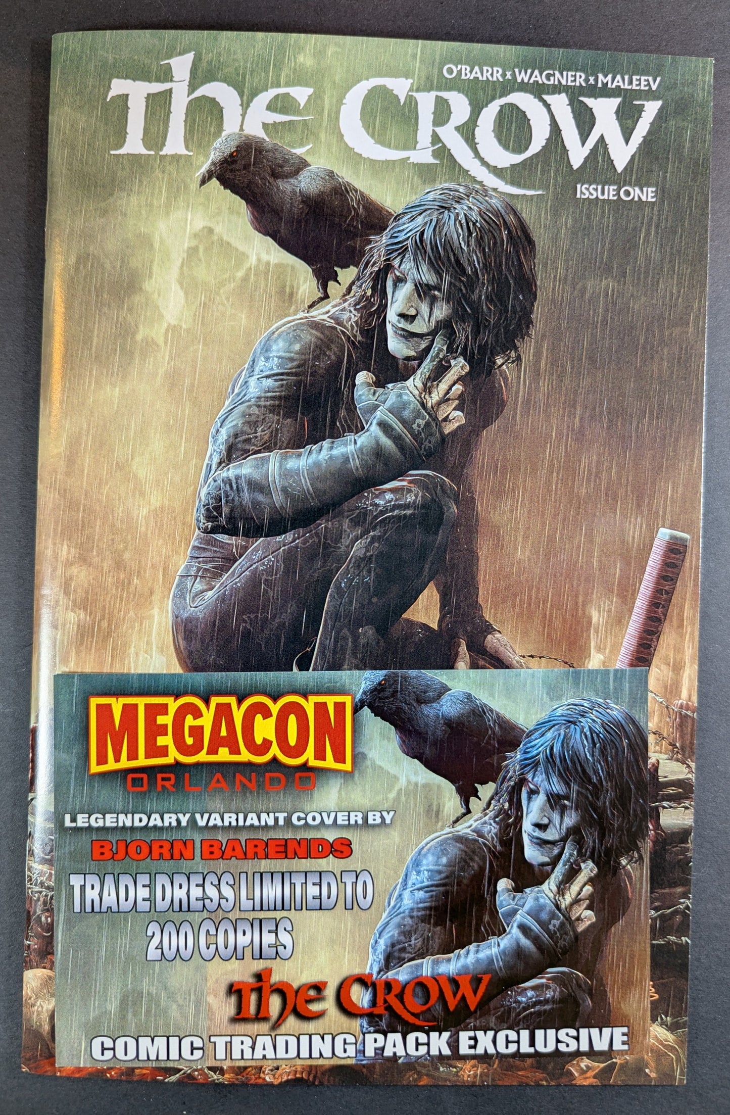 The Crow | Megacon Legendary Bjorn Barends Trade Trading Pack LTD 200 COA NM+