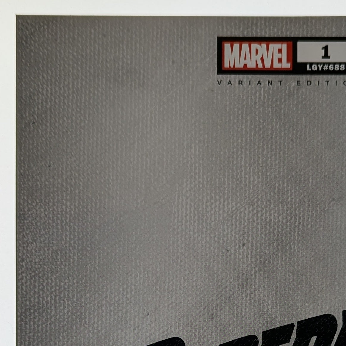 Daredevil #1 Jackson Sze Marvel Television Cover