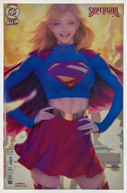Supergirl #1 Cover B Stanley Artgerm Lau Card Stock Variant