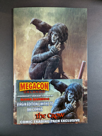 The Crow | Megacon Legendary Bjorn Barends Virgin Trading Pack LTD 100 COA NM+