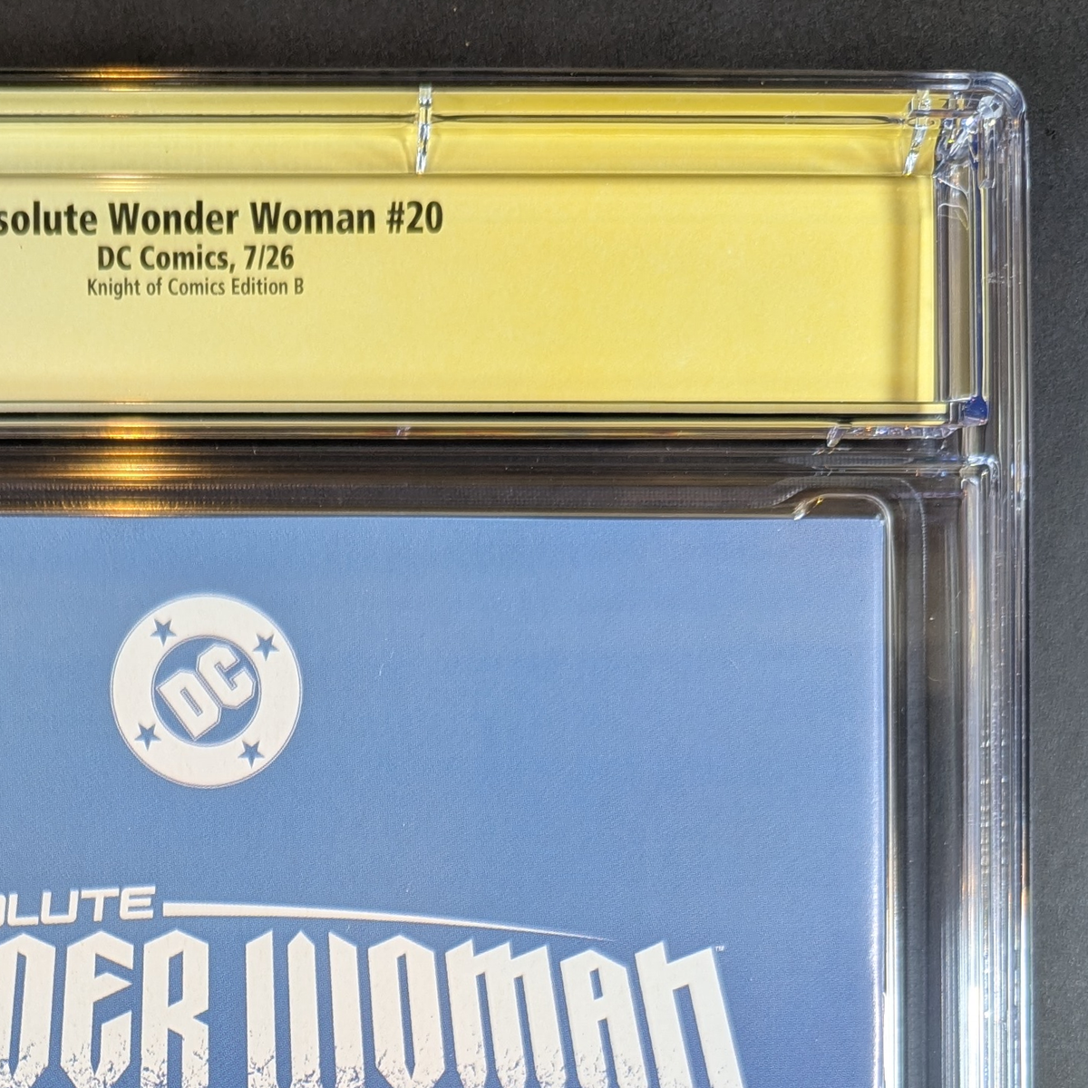 CGC 9.8 JSA Absolute Wonder Woman #1 | Virgin Dan Quintana Signed