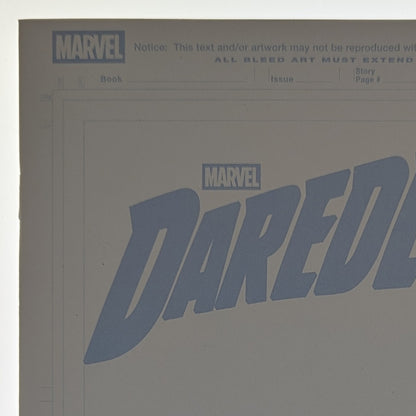 Daredevil #1 Blind Bag Blank Variant