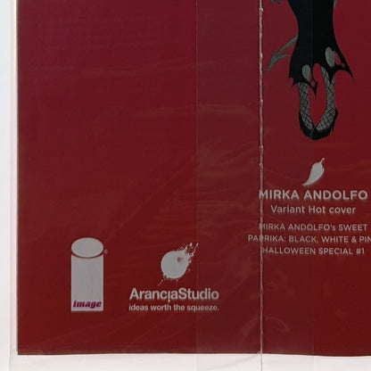 Mirka Andolfos Sweet Paprika Black White and Pink Halloween Special #1 Cover F