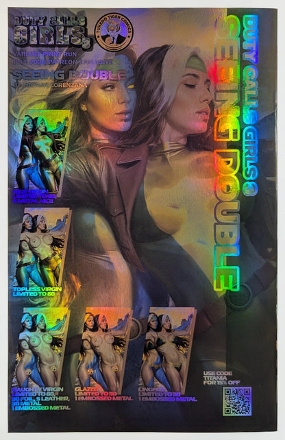 Duty Calls Girls | "Seeing Double" Foil Naughty Nathan Lorenzana PE 12/30