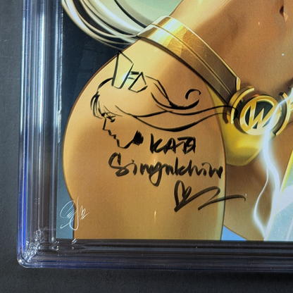 CGC 9.9 JSA | Waifu Chronicles "Huntress Makima" Cvr E Signed Katya Sinyukhina