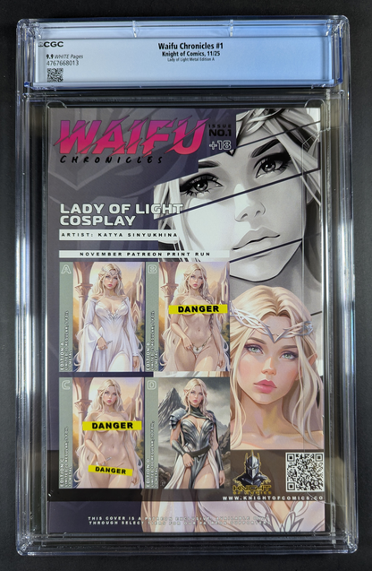 CGC 9.9 Waifu Chronicles | Zelda "Lady of Light" Nice Metal Katya Sinyukhina