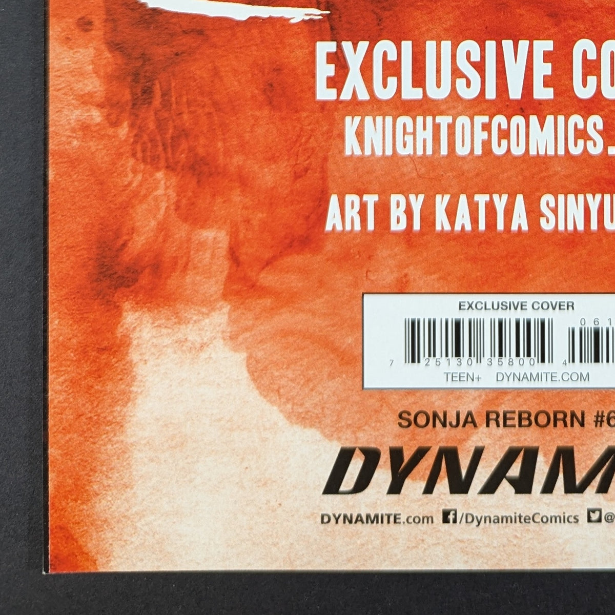 Red Sonja #16 B Katya Sinyukhina Virgin NM+