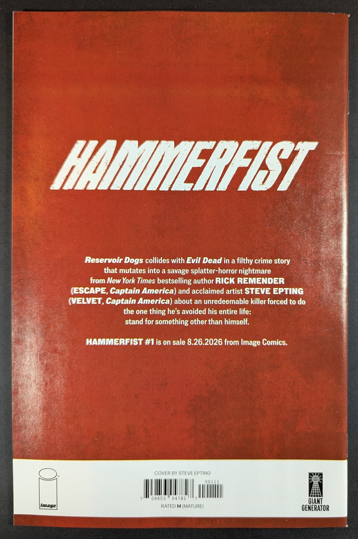 Hammerfist #1 Ashcan Retailer Exclusive One Per Store
