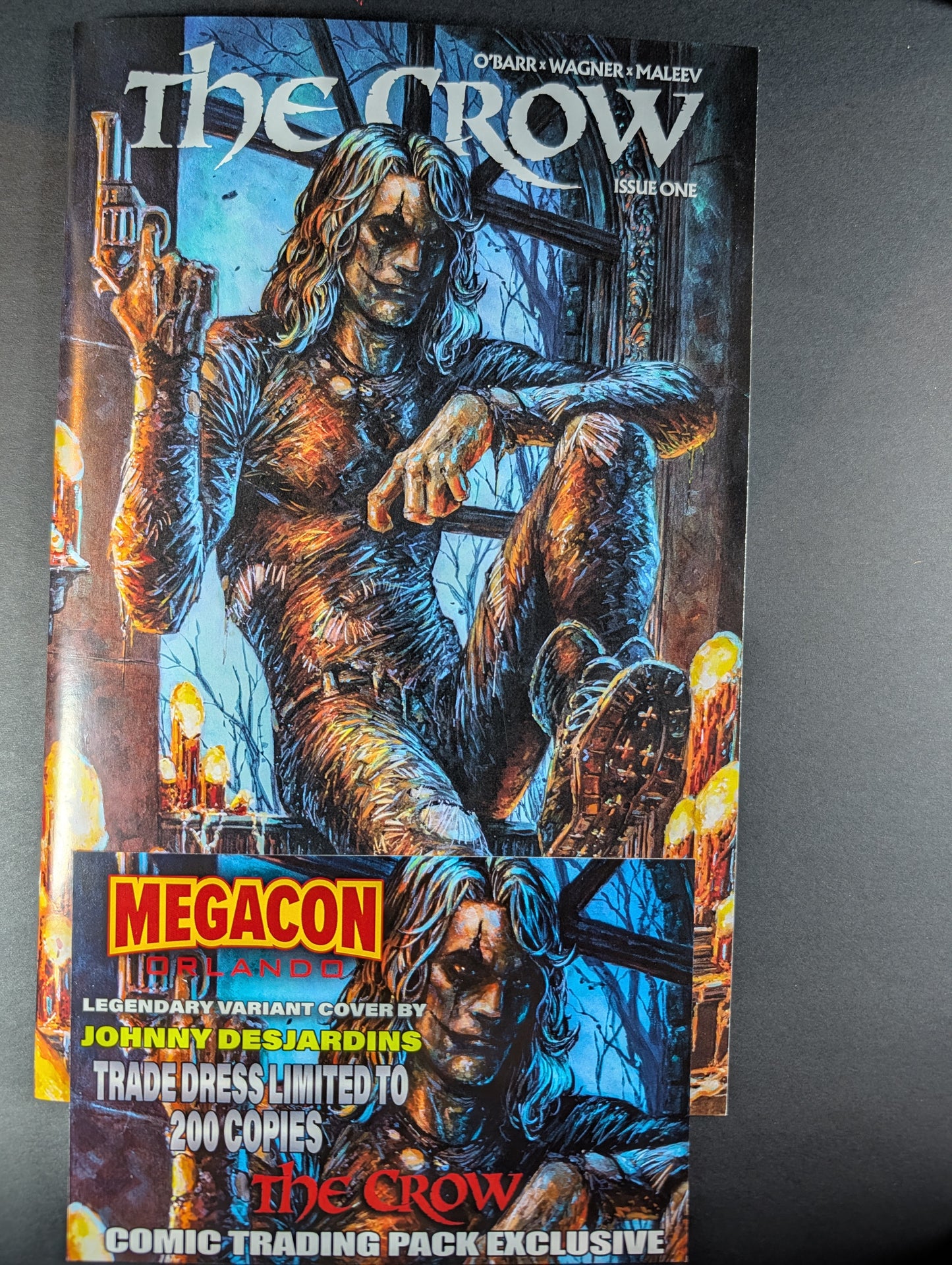 The Crow | Megacon Legendary Johnny Desjardins Trade Dress LTD 200 VF/NM