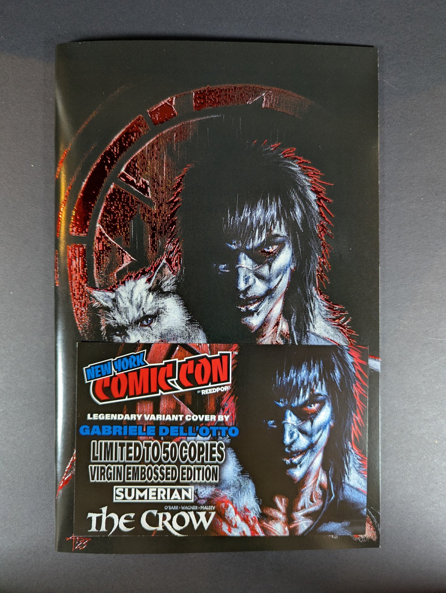 The Crow | NYCC Exclusive LTD 50 Virgin Embossed Edition VF/NM