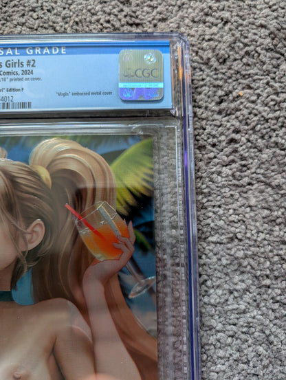 9.8 Duty Calls Girls 2 BEACH DAY TORI Dalmos Embossed Metal Patreon Excl. 6/10