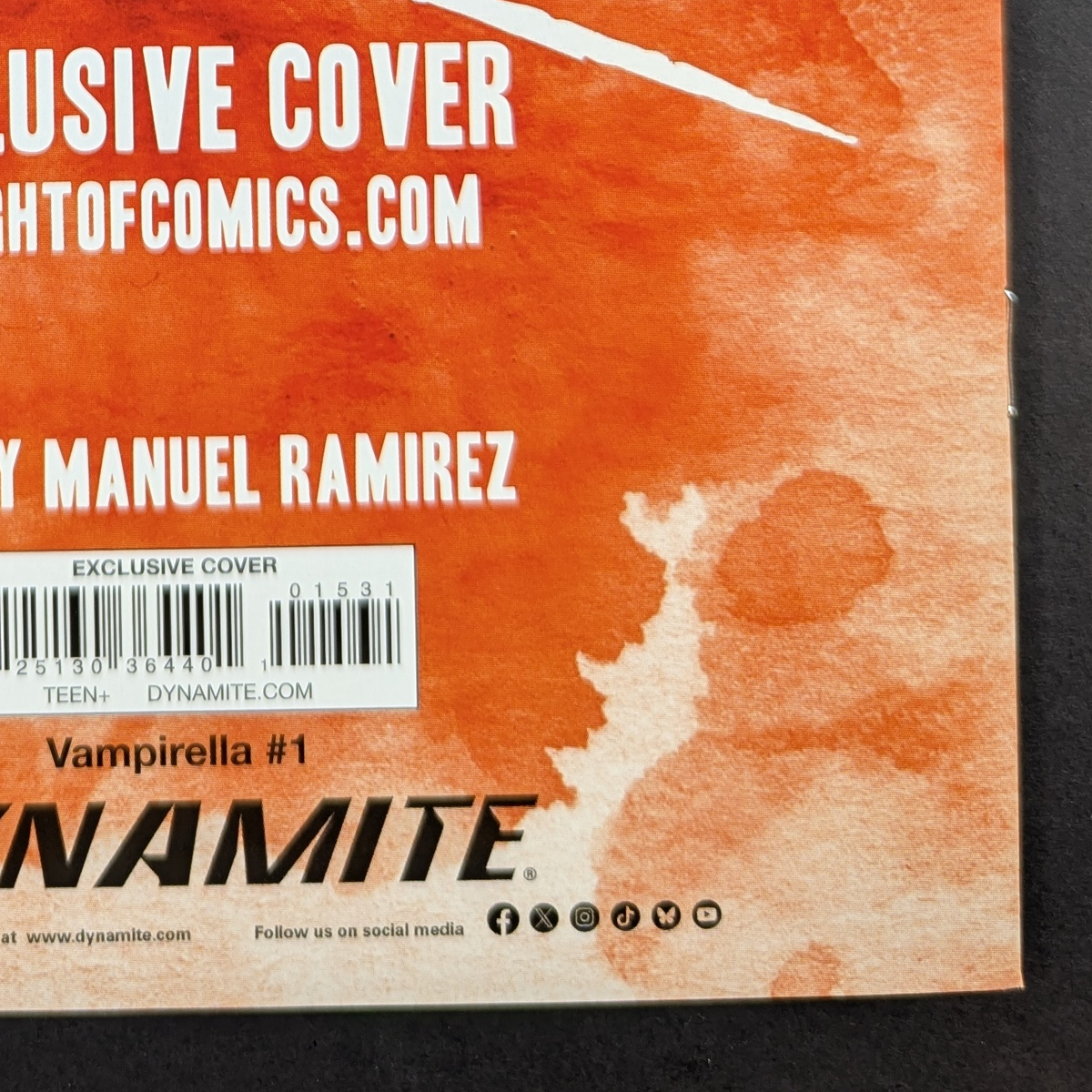 Vampirella, Vol. 8 #1 | Manuel Ramirez LTD 100 Whatnot Exclusive