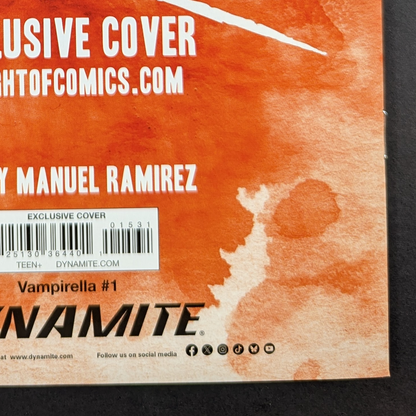 Vampirella, Vol. 8 #1 | Manuel Ramirez LTD 100 Whatnot Exclusive