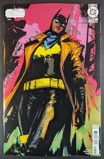 Absolute Batman #24 CVR D Sozomaika Card Stock VAR
