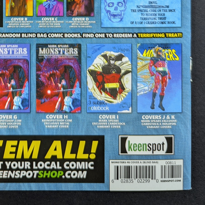 Mark Spears Monsters #8 - Cover B Blind Bag Variant (Spider Monster)