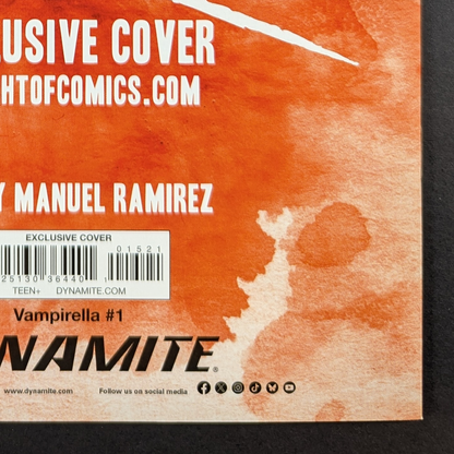 Vampirella, Vol. 8 #1 | Manuel Ramirez Cover B LTD 150