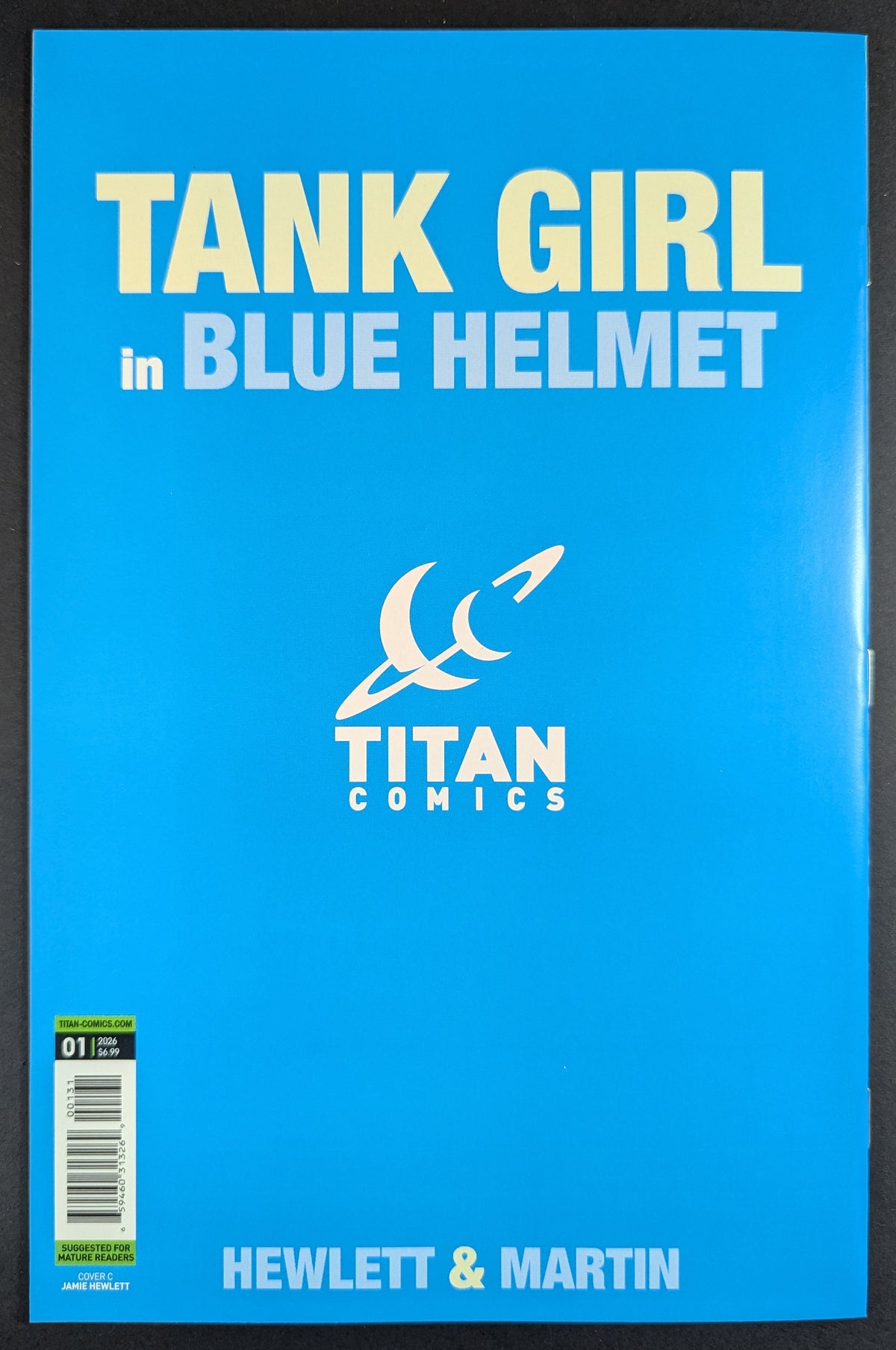 Tank Girl Blue Helmet Summer Special #1 (ONE SHOT) CVR C Jamie Hewlett Virgin Ca