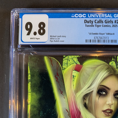 Duty Calls Girls 2 | "Lil Zombie Slayer" Topless Piper Rudich