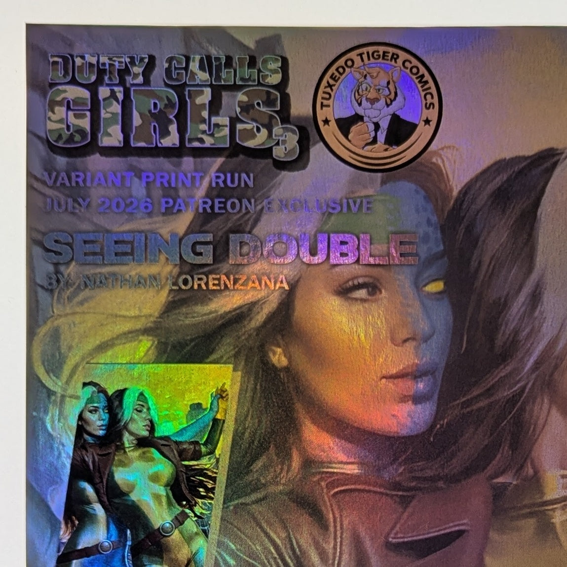 Duty Calls Girls | "Seeing Double" Foil Naughty Nathan Lorenzana PE 12/30