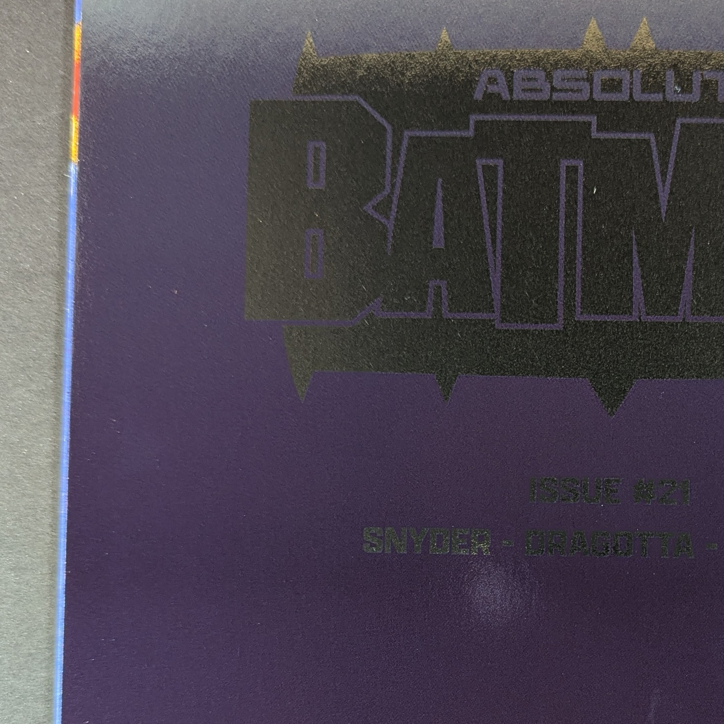 Absolute Batman #21 | Lucio Parrillo Foil Variant LTD 1,000