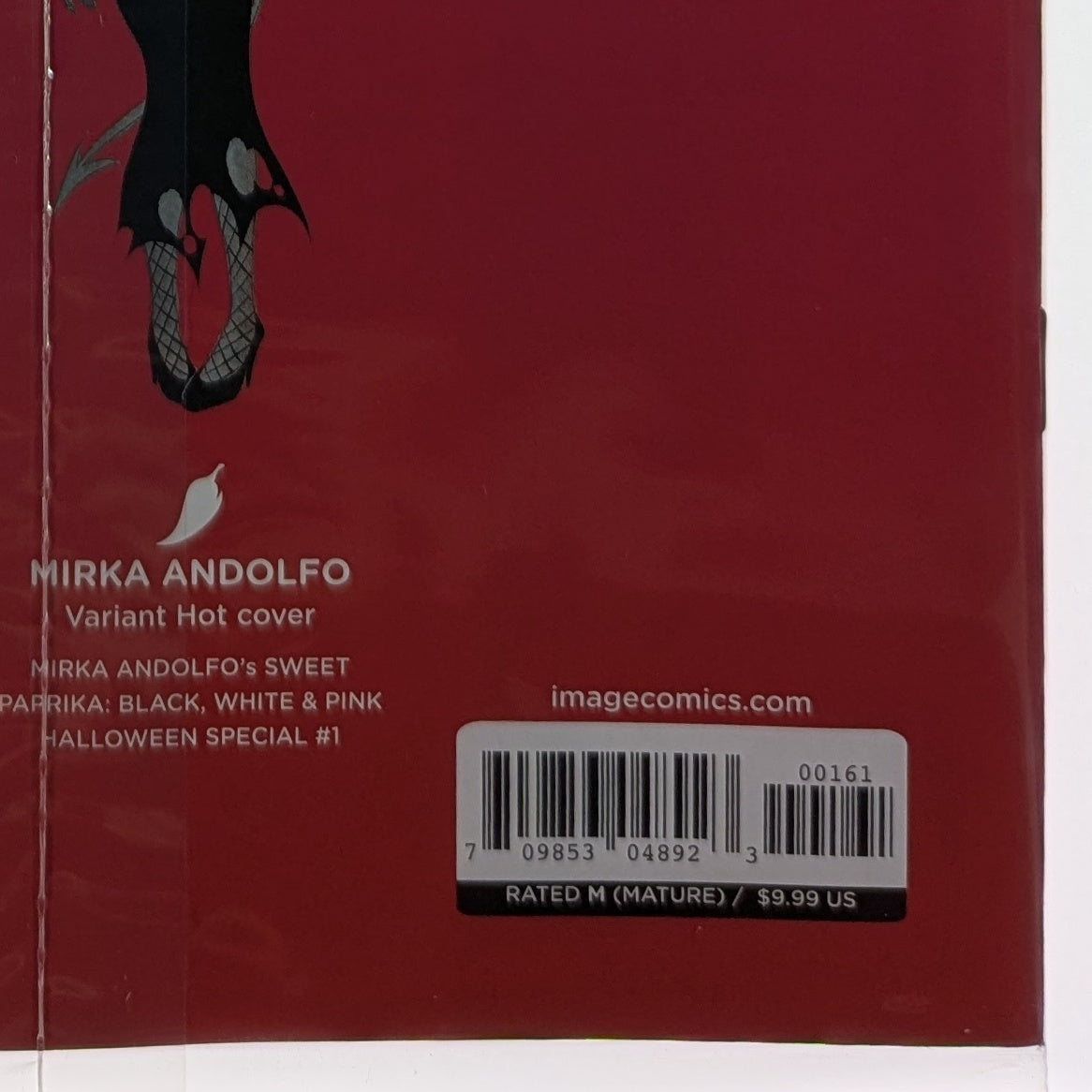 Sweet Paprika Black White and Pink Halloween Special #1 Cover F Mirka Andolfo