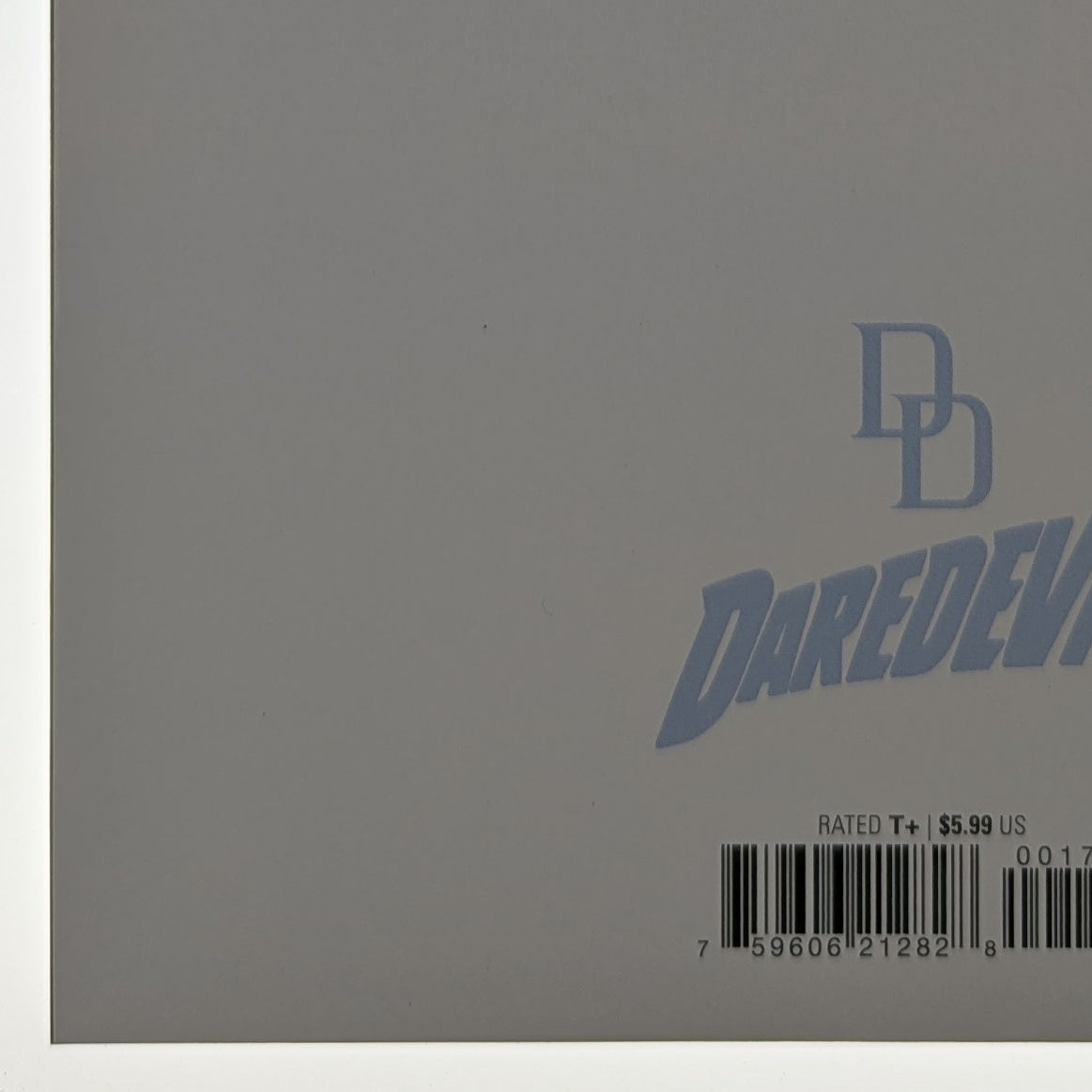 Daredevil #1 Blind Bag Blank Variant