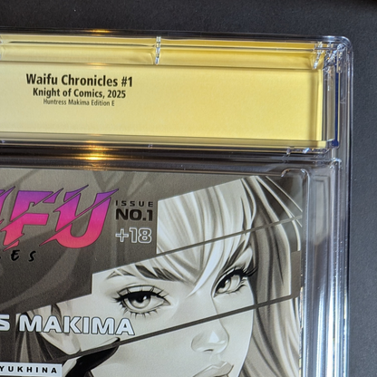 CGC 9.9 JSA | Waifu Chronicles "Huntress Makima" Cvr E Signed Katya Sinyukhina