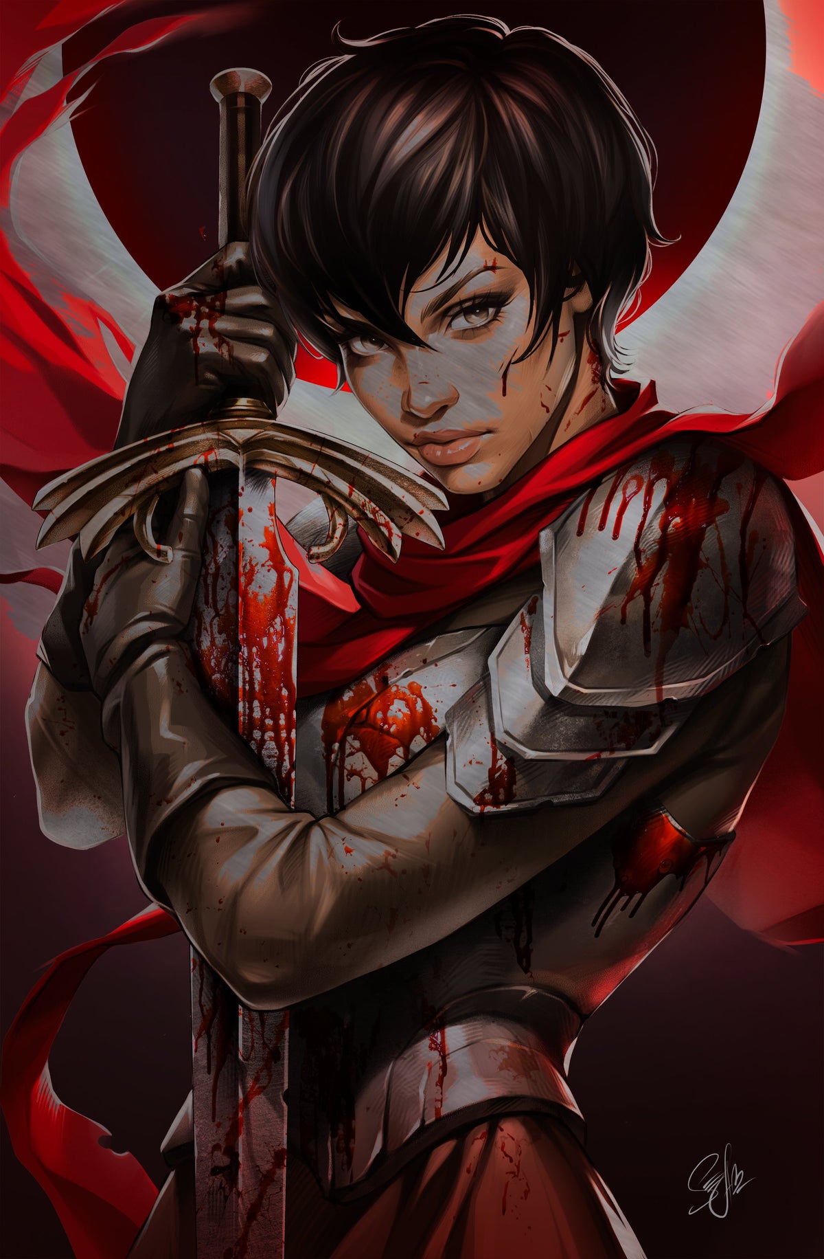 TRIBUTE KENTARO MIURA CREATOR OF BERSERK - KATYA SINYUKHINA COVER C METAL KNIGHT OF COMICS FANEXPO NEW ORLEANS 2026 EXCLUSIVE LTD 10
