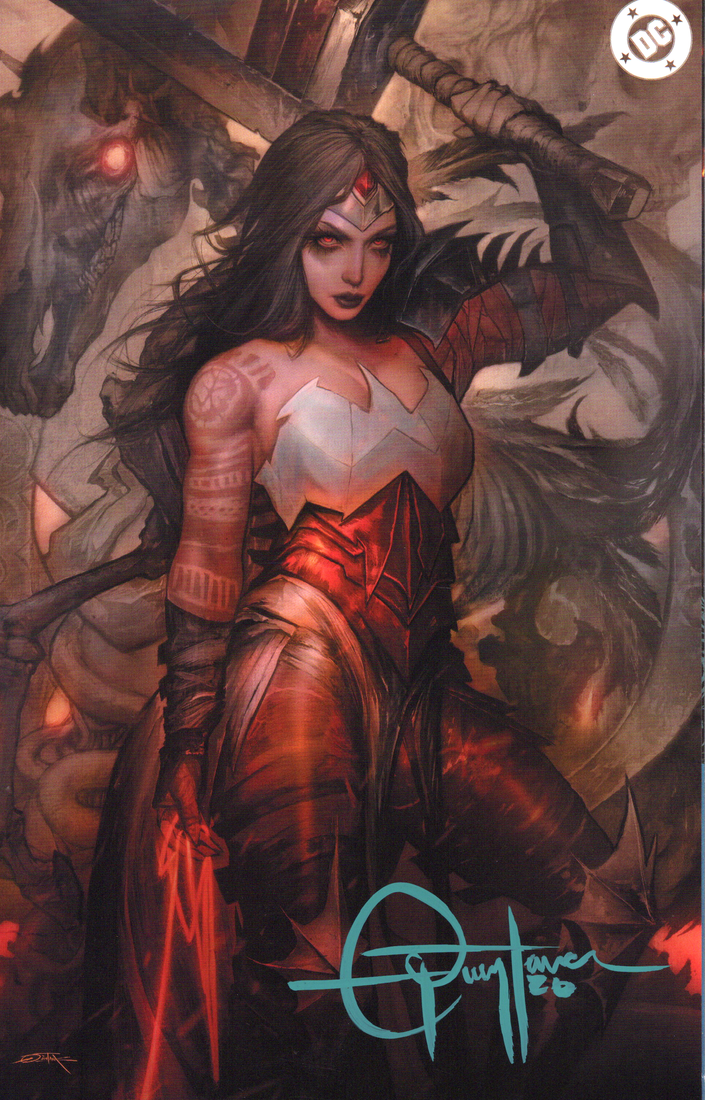 Absolute Wonder Woman #20 Dan Quintana Virgin SDCC 2026 Exclusive Hand Panted Acrylic Signed