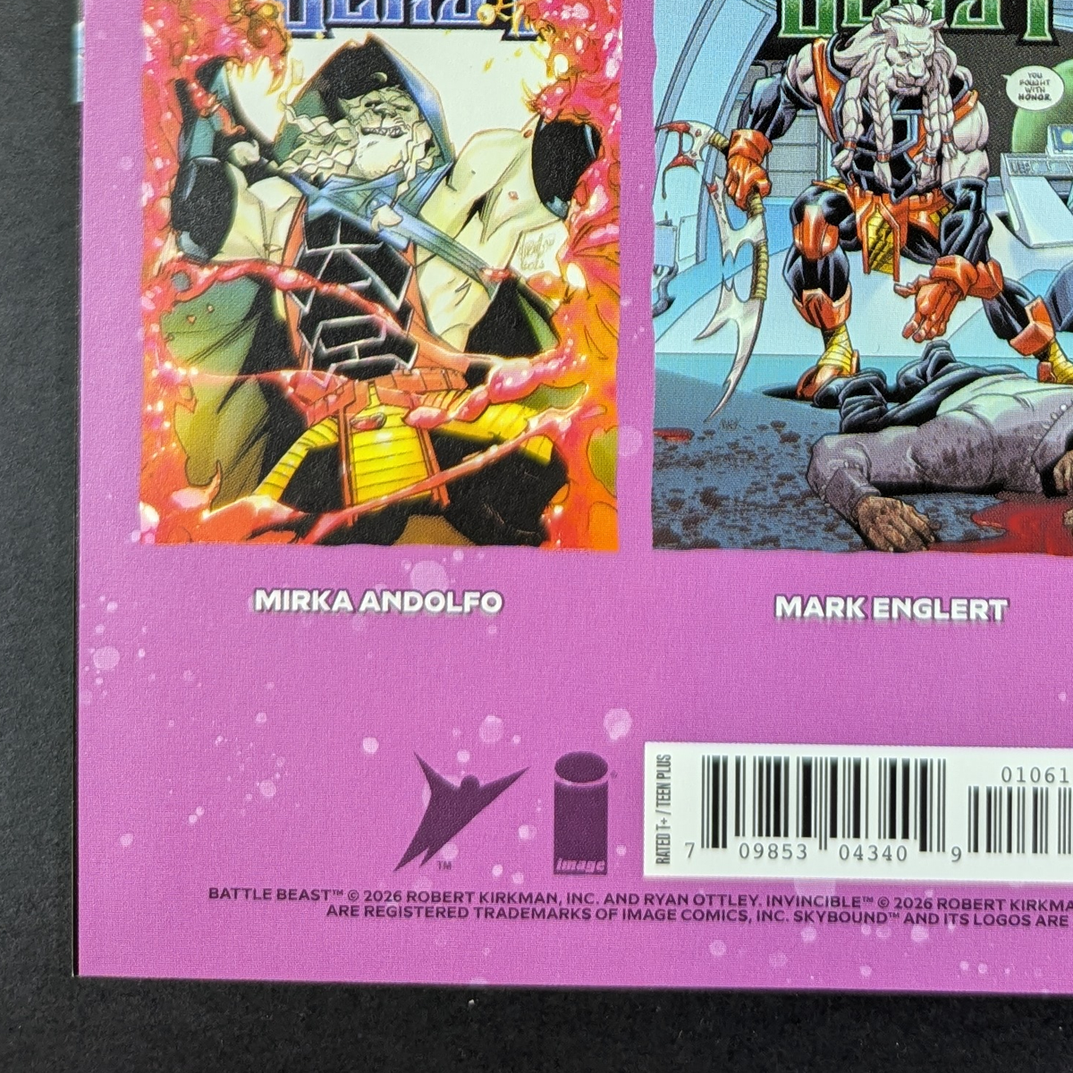 Battle Beast #10 | Katya Sinyukhina SDCC Virgin Variant LTD 1000