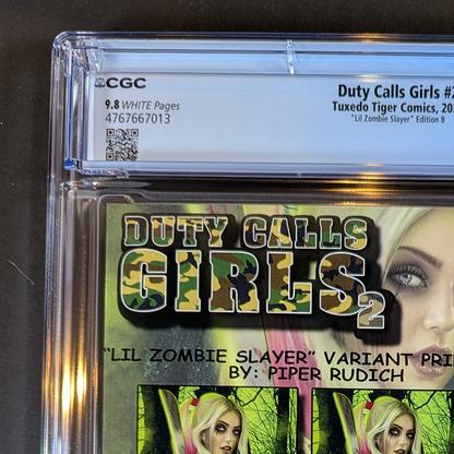 Duty Calls Girls 2 | "Lil Zombie Slayer" Topless Piper Rudich