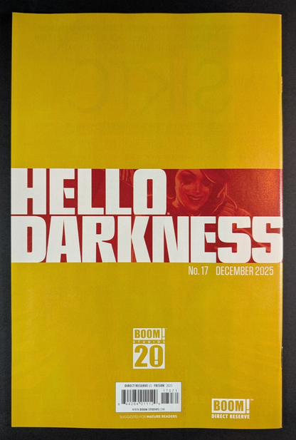 Hello Darkness #17 Jenny Frison BOOM! Blind Bag Variant Ltd 100, C2E2 B/W