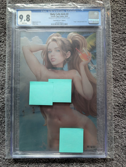 9.8 Duty Calls Girls 2 BEACH DAY TORI Dalmos Embossed Metal Patreon Excl. 6/10