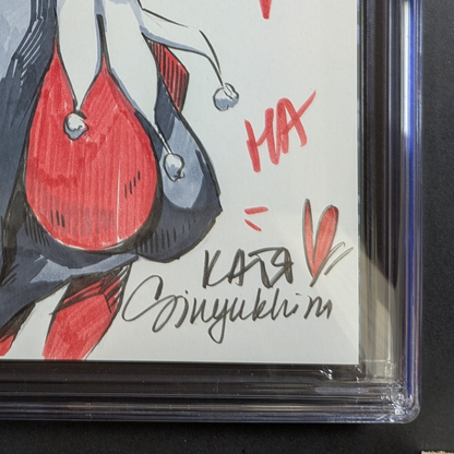 CGC 9.8 JSA | Batman Harley Quinn | Katya Sinyukhina Original Sketch 1/1