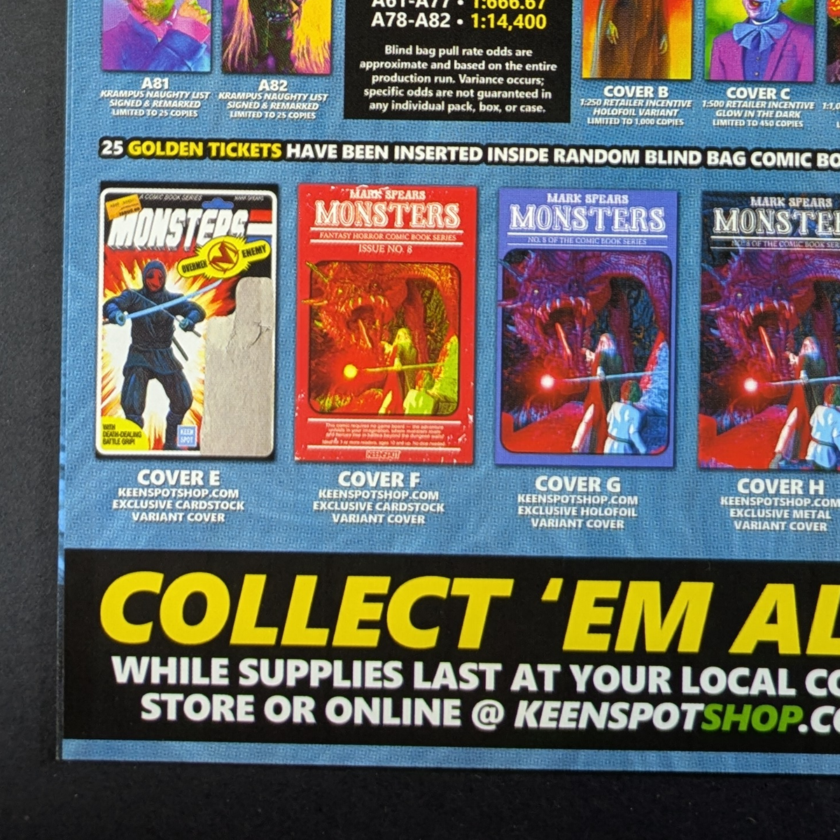 Mark Spears Monsters #8 - Cover A Dirty Krampus Blind Bag
