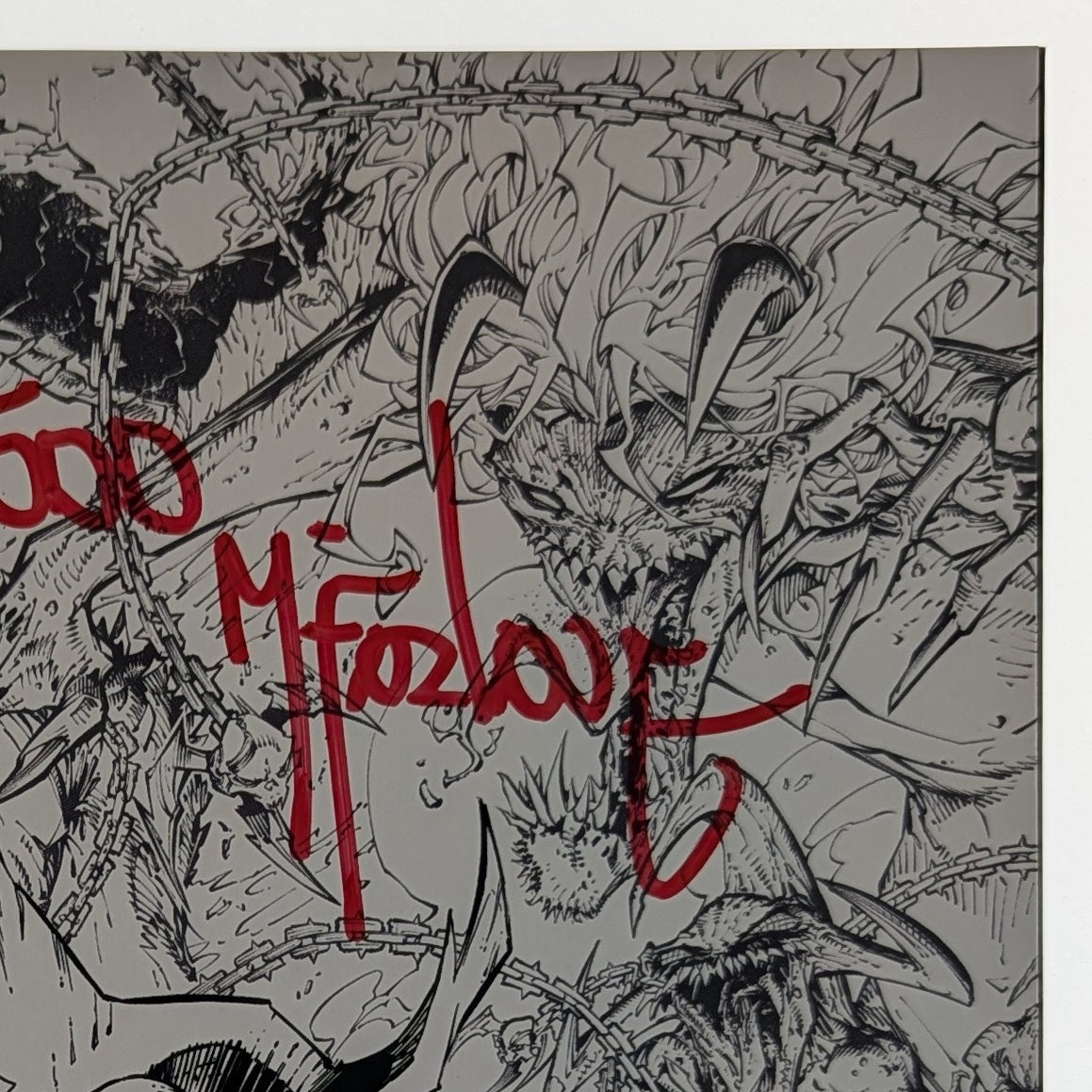 NYCC Exclusive Diablo Immortal x Spawn Color / B&W Signed Todd McFarlane LTD 850