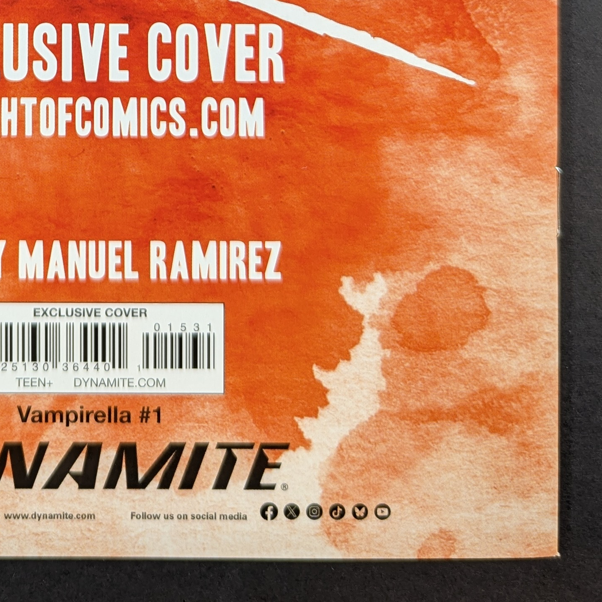 Vampirella, Vol. 8 #1 | Manuel Ramirez LTD 100 Whatnot Exclusive