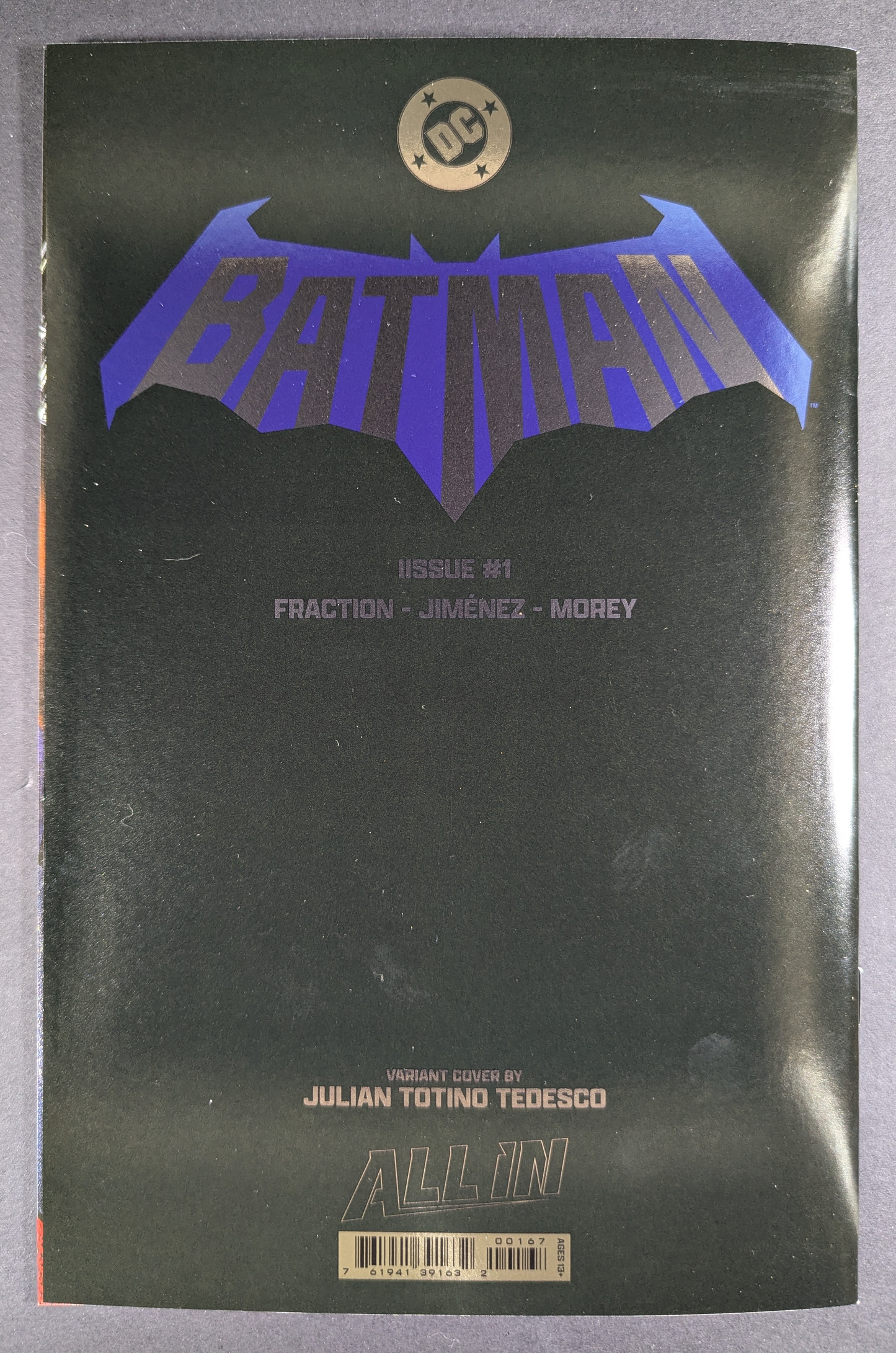 Batman, Vol. 4, #1V | Julian Tatino Tredesco Blind Bag Foil Variant NM
