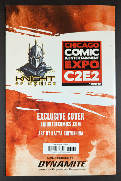 Red Sonja #16 B Katya Sinyukhina Virgin NM+
