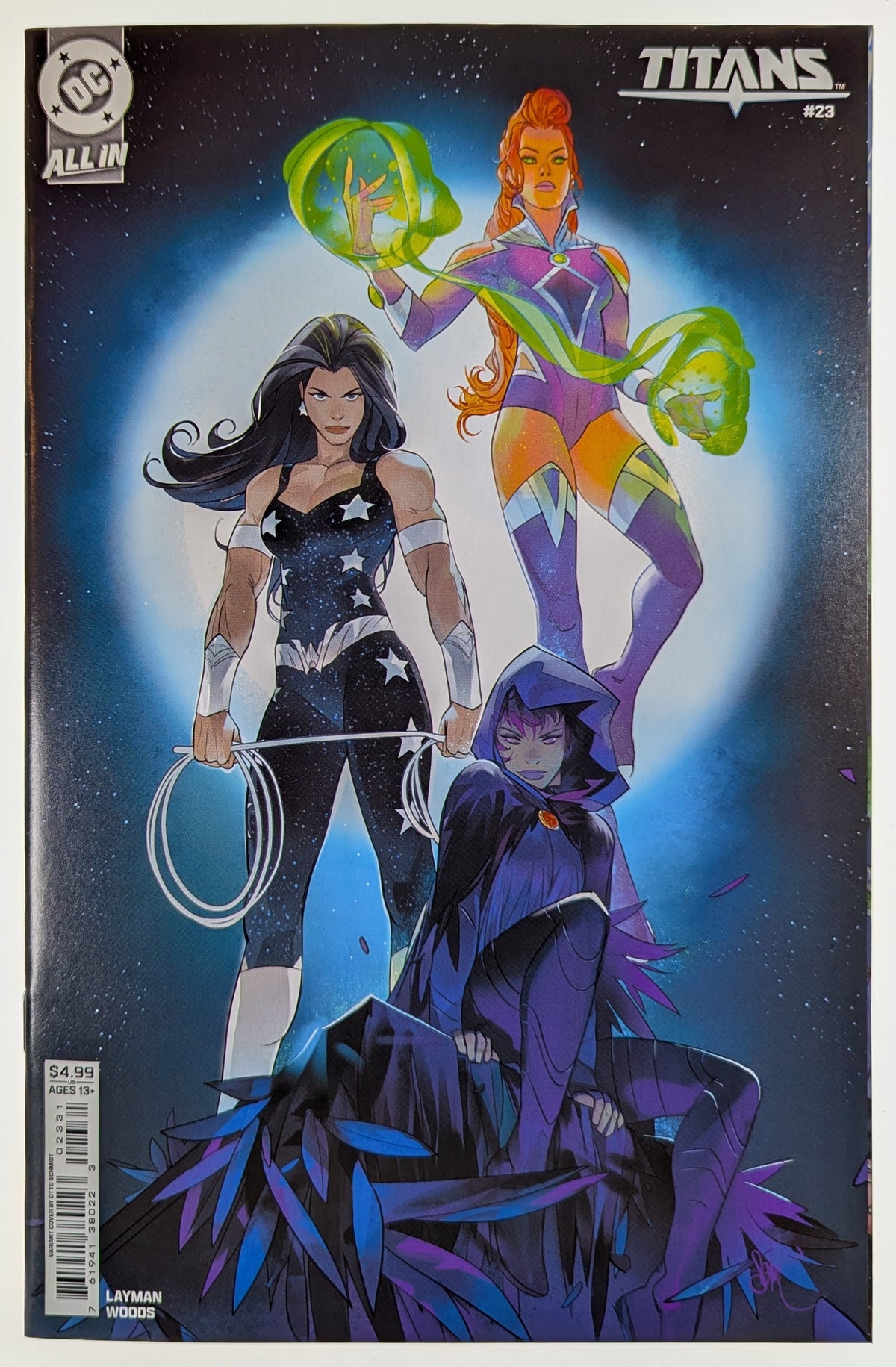 Titans #23 Cover C Otto Schmidt Card Stock Variant