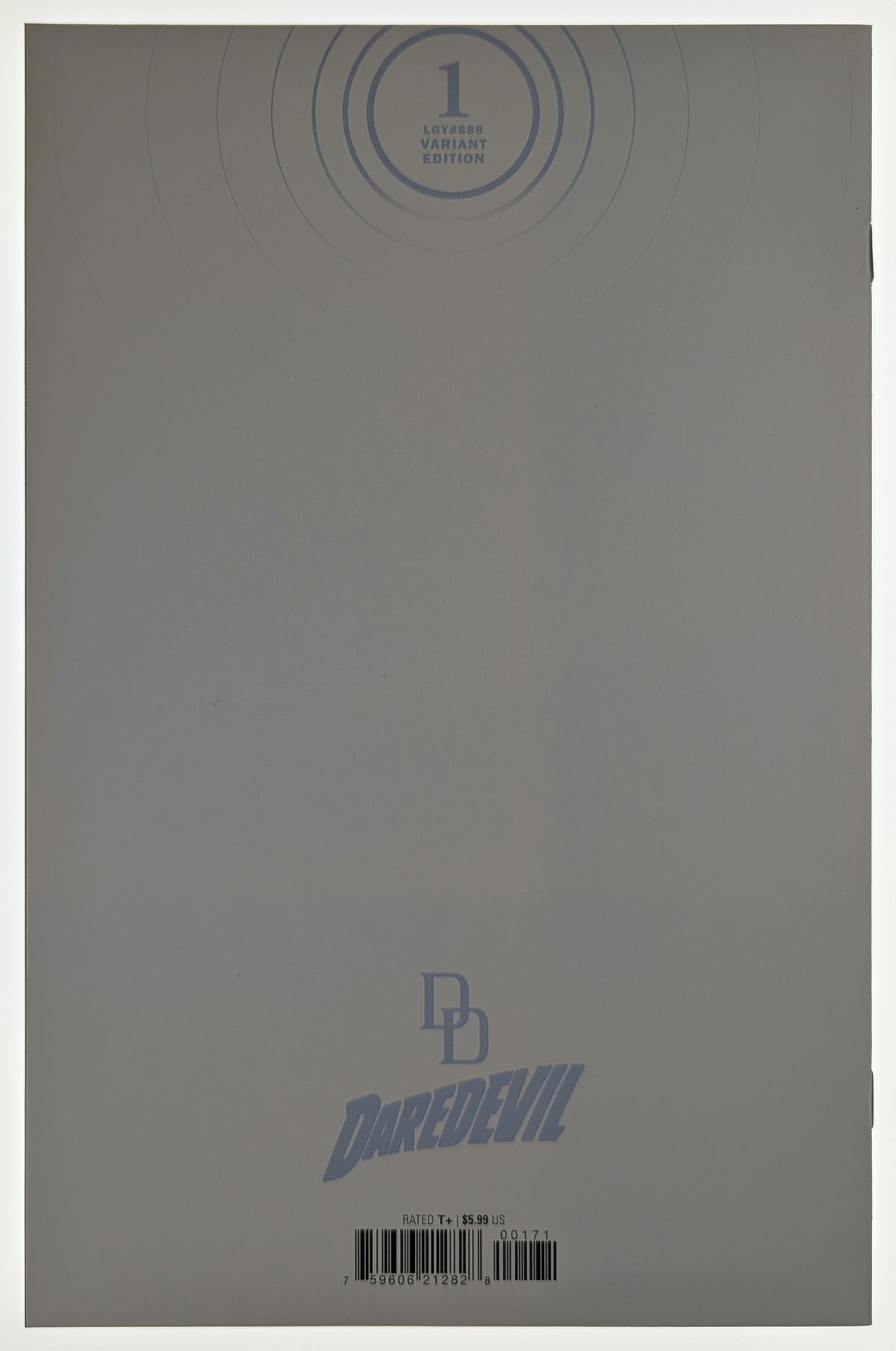 Daredevil #1 Blind Bag Blank Variant