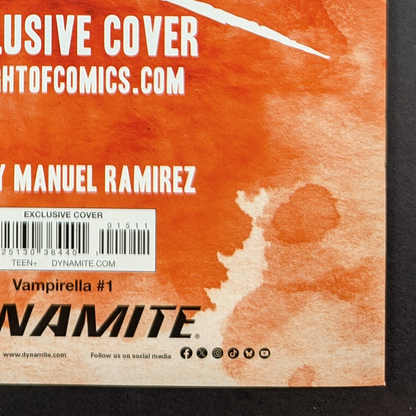 Vampirella, Vol. 8 #1 | Manuel Ramirez Cover A LTD 200